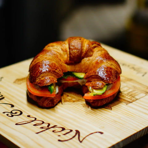 Egg, Tomato, and Avocado Croissant