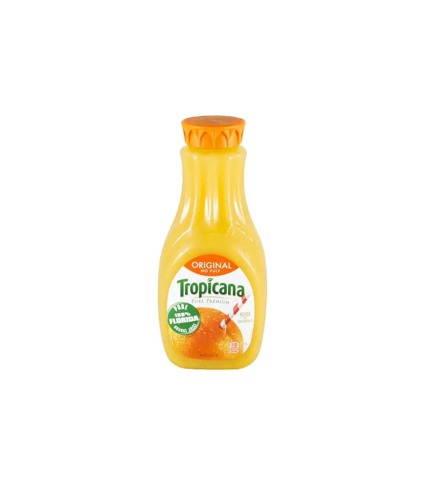 Orange juice no pulp hot sale