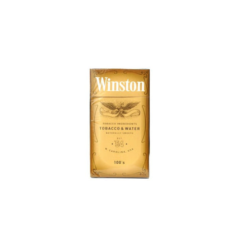 Winston Gold 100's Cigarettes - Pink Dot