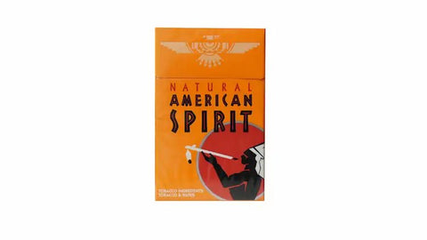 American Spirit Ultra Light - Orange - Pink Dot