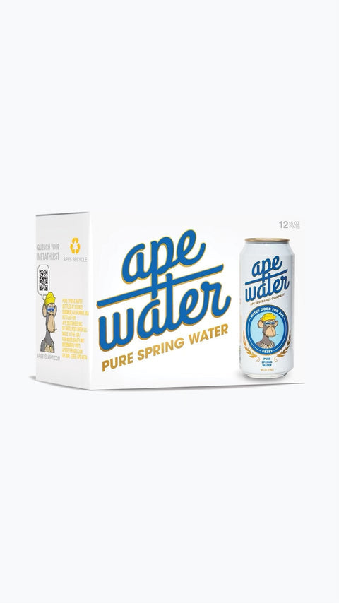 Ape Water 12-Pack Cans - Pink Dot