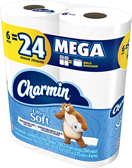 Charmin Toilet Paper - Pink Dot