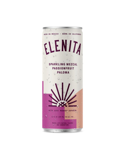 Elenita Mezcal Cocktail - Passionfruit Paloma - Pink Dot