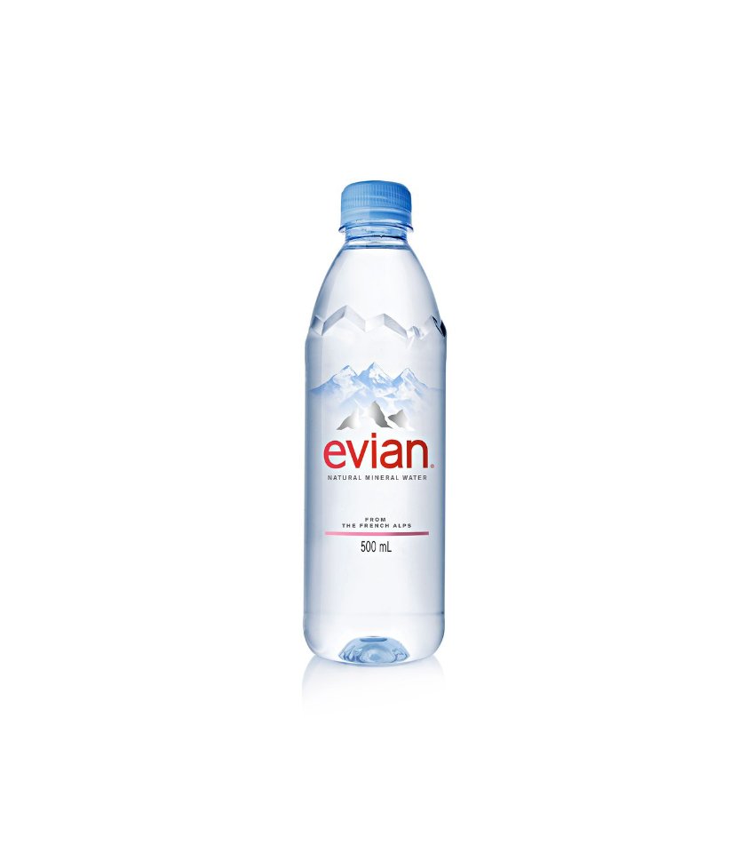 Evian Water – Pink Dot