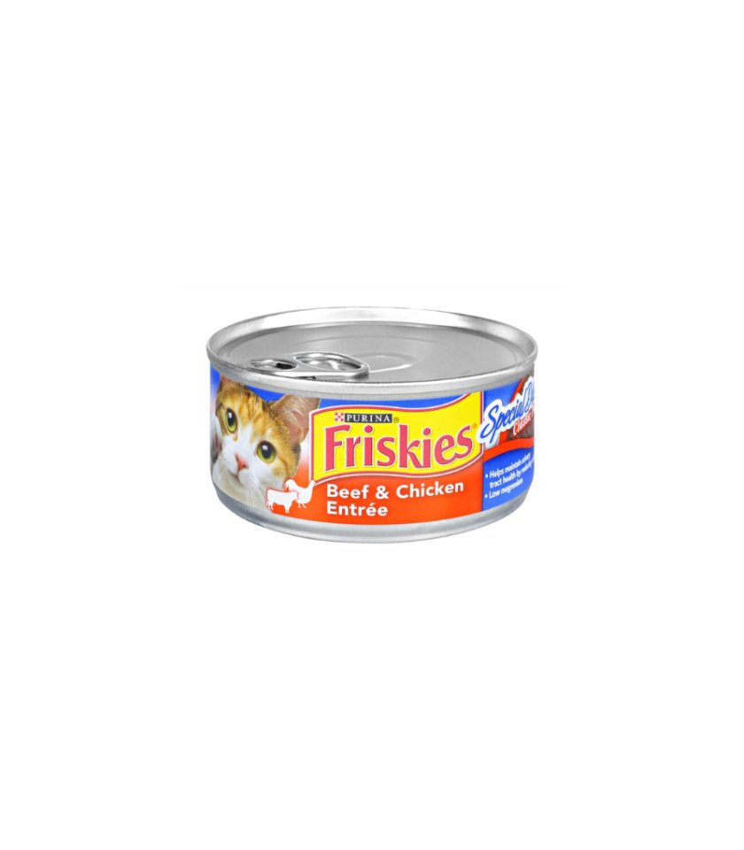 Friskies Cat Food Pink Dot