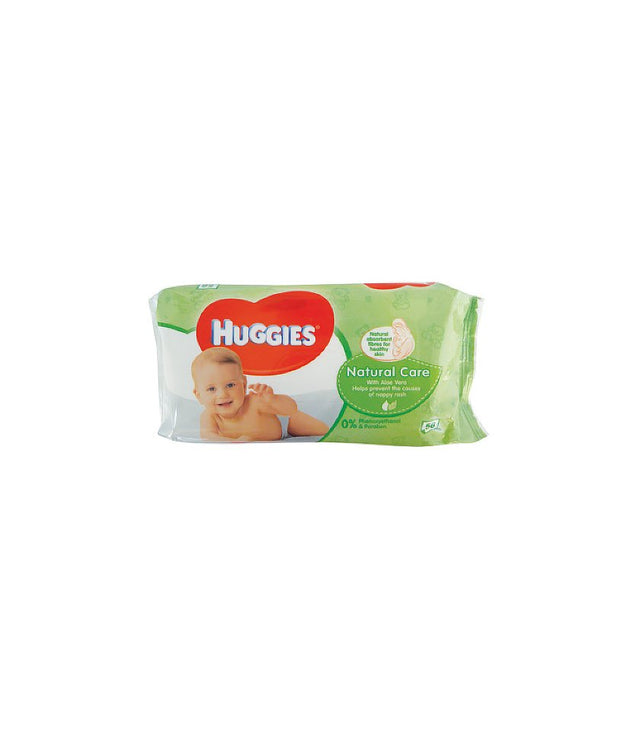 Huggies Natural Care Wipes - Pink Dot