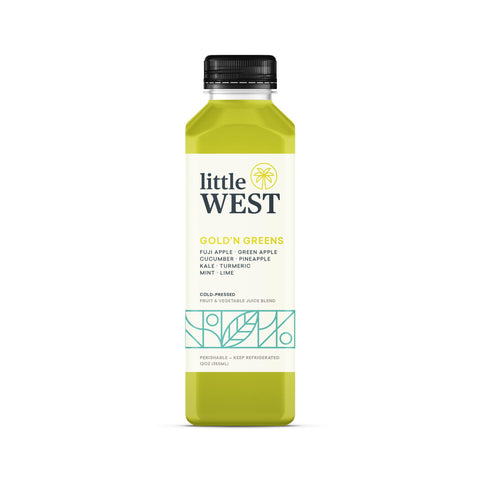 Little West Pressed Juice - Gold n' Greens - Pink Dot