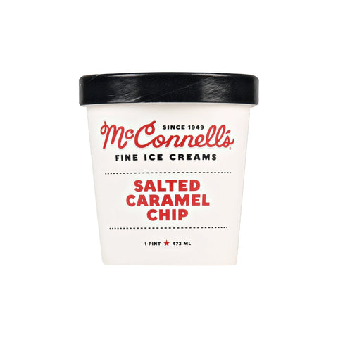McConnell's Fine Ice Creams - Salted Caramel Chip Pint - Pink Dot