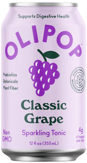 Olipop - Grape 12oz Can - Pink Dot