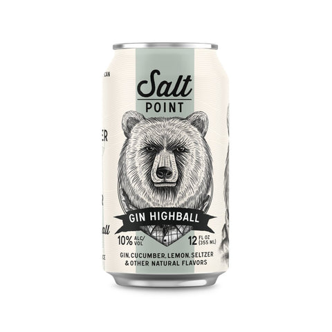 Salt Point - Gin Highball Cocktail - Pink Dot