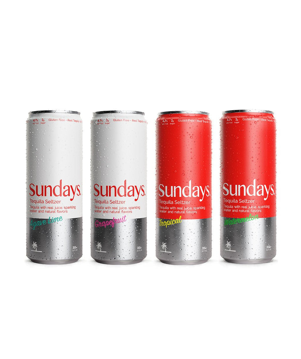 Sundays Hard Seltzer Variety Pack - Swiss Crafted