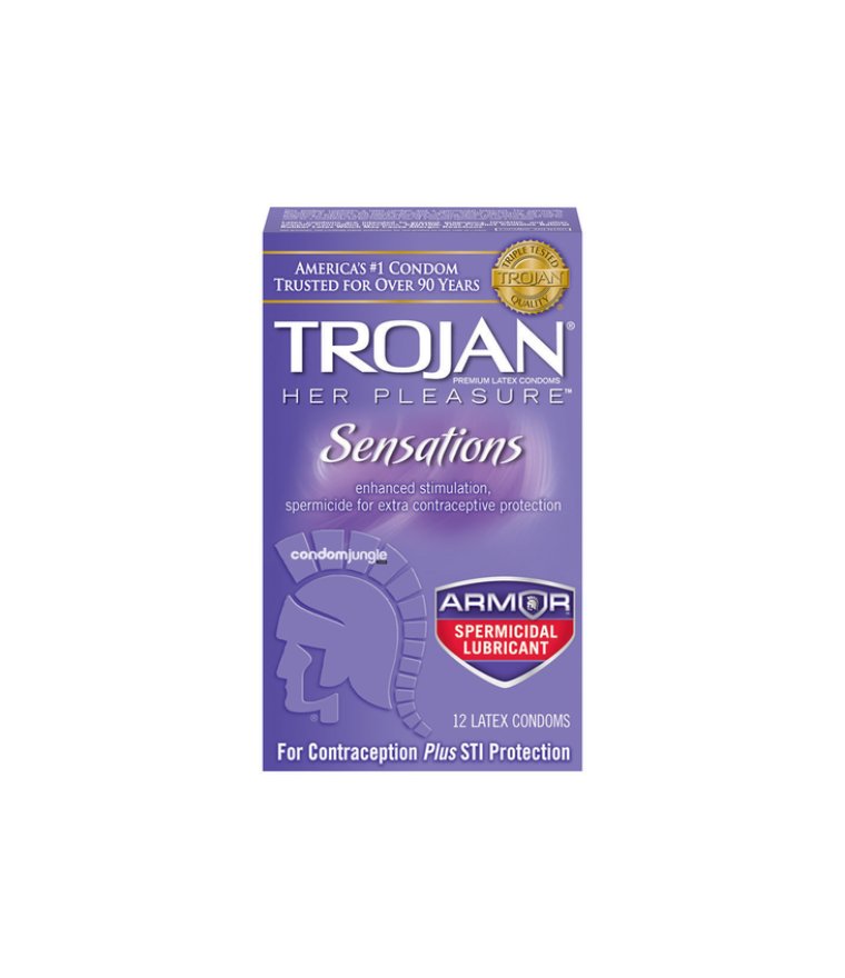 Trojan Her Pleasure Sensations Pink Dot Trojan Her Pleasure Sensations Pink Dot