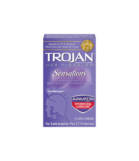 Trojan Her Pleasure Sensations - Pink Dot