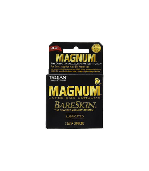 Trojan Magnum Bareskin - Pink Dot
