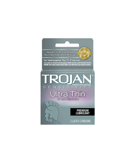 Trojan Ultra Thin - Pink Dot