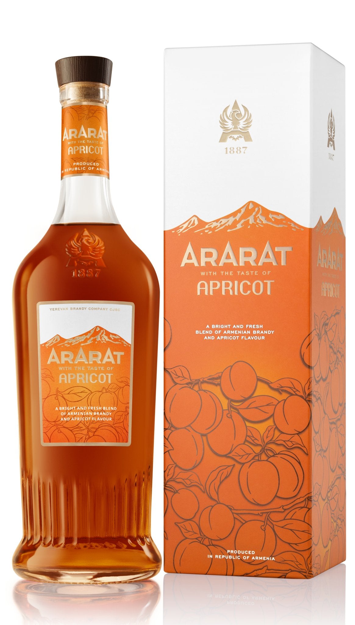 Ararat Apricot Flavored Brandy Pink Dot