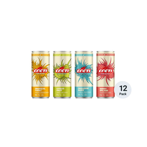  CACTI Hard Seltzer Variety - 12 Pack - Pink Dot