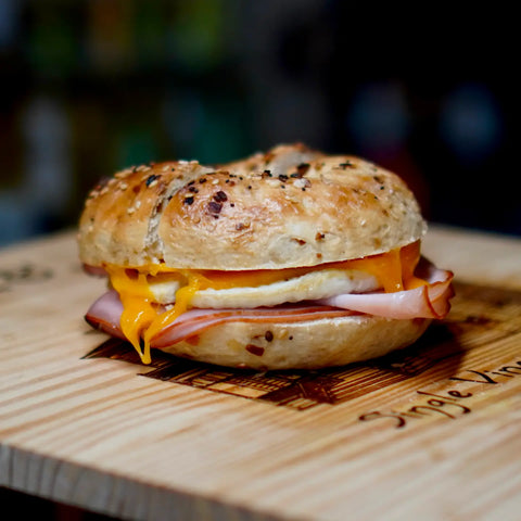 Ham, Egg & Cheese Bagel