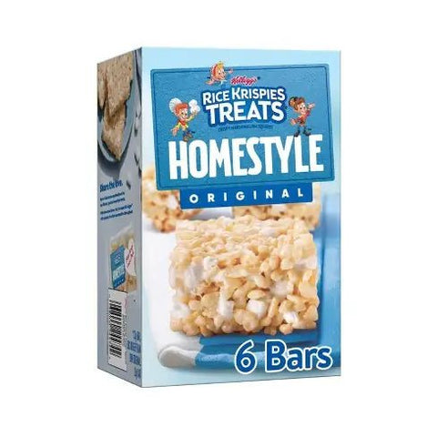 Homestyle Rice Krispy Treats - Original - 6 Bars - Pink Dot