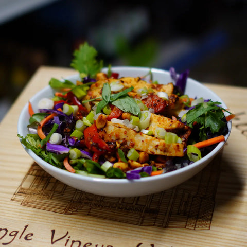 Spicy Szechuan Chicken Salad