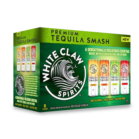 White Claw™ - 8 Pack *NEW TEQUILA SMASH* Promo - Buy 2 Get $5 Off !! - Pink Dot