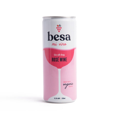  Besa mi vino - Rosé Wine - 250ml - Pink Dot