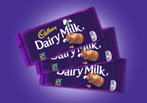 Cadbury Dairy Milk Chocolate Bars - Pink Dot