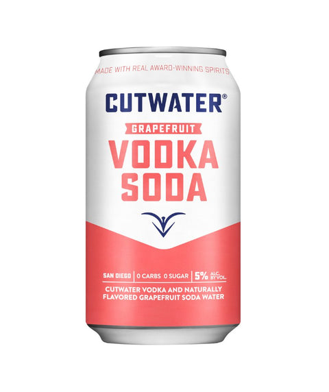 Cutwater Grapefruit Vodka Soda - Pink Dot