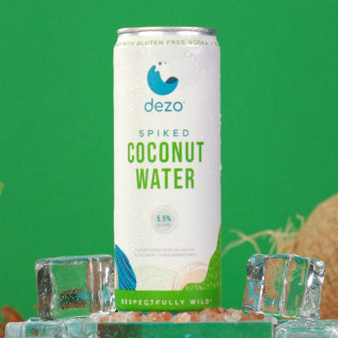 Dezo Superfruit Cocktail Coconut Water - 4pk - Pink Dot