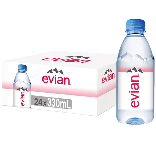 Evian Water - Pink Dot
