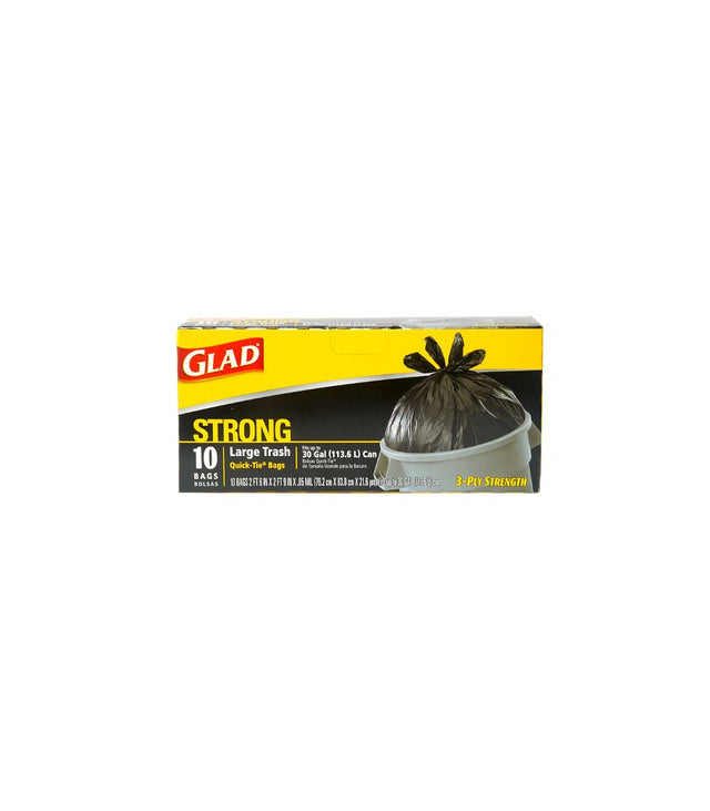 Glad Strong Quick-Tie Large Trash Bags - Pink Dot