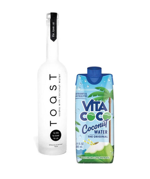  Gold Coconut - Toast Vodka + Vita Coco - Pink Dot
