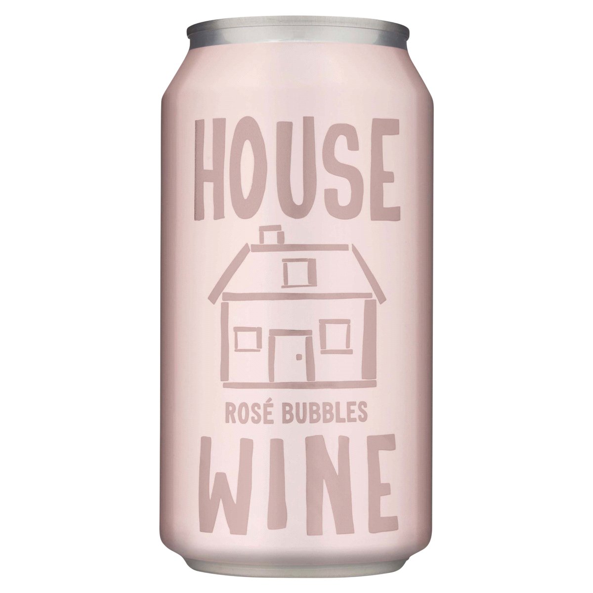 House Wine Rose Bubbles 12oz can Pink Dot