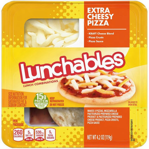 Lunchables - Extra Cheesy Pizza - Pink Dot