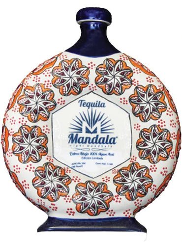  Mandala Tequila - Extra Anejo 1L - Pink Dot
