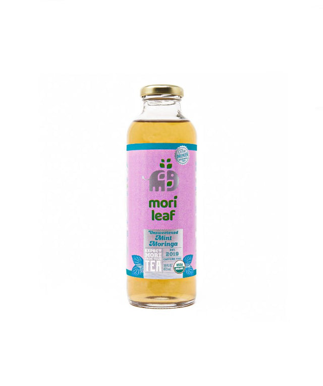 Mori Leaf Tea - Unsweetened Mint Moringa - Pink Dot