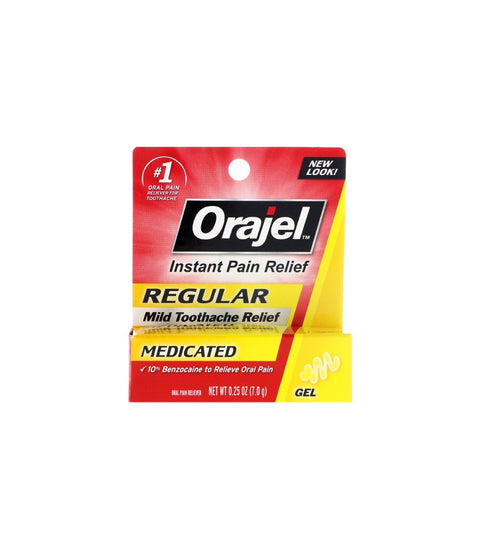 Orajel Regular Toothache Relief Gel - Pink Dot