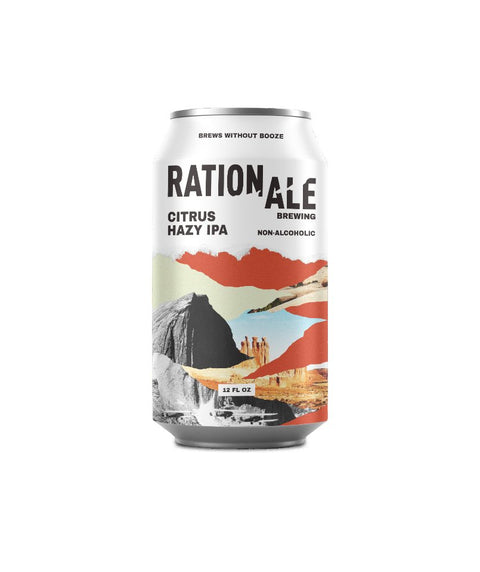 RationAle Citrus Hazy IPA (Non-alcoholic 6 pack) - Pink Dot