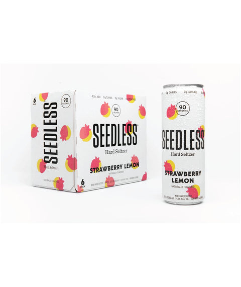 Seedless Seltzer - Strawberry Lemon - Pink Dot