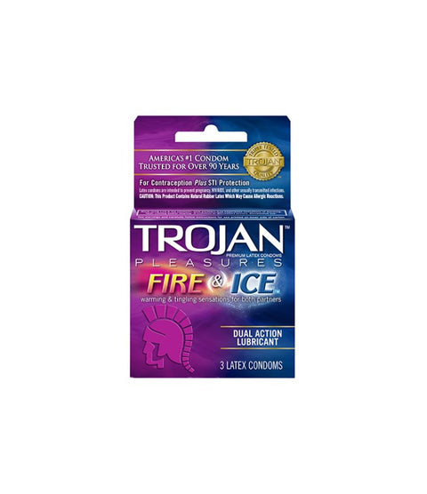 Trojan Pleasure Fire & Ice - Pink Dot