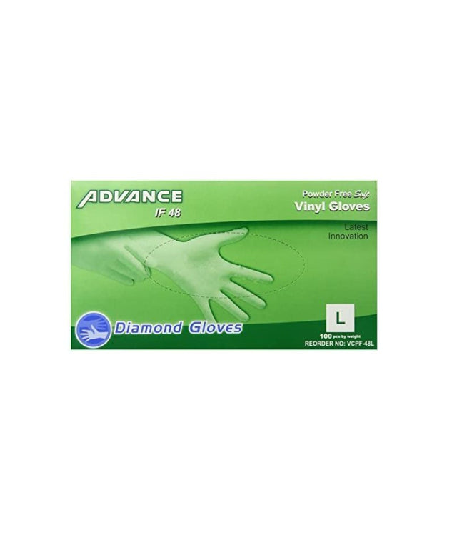Vinyl Gloves - Box of 100 - Pink Dot